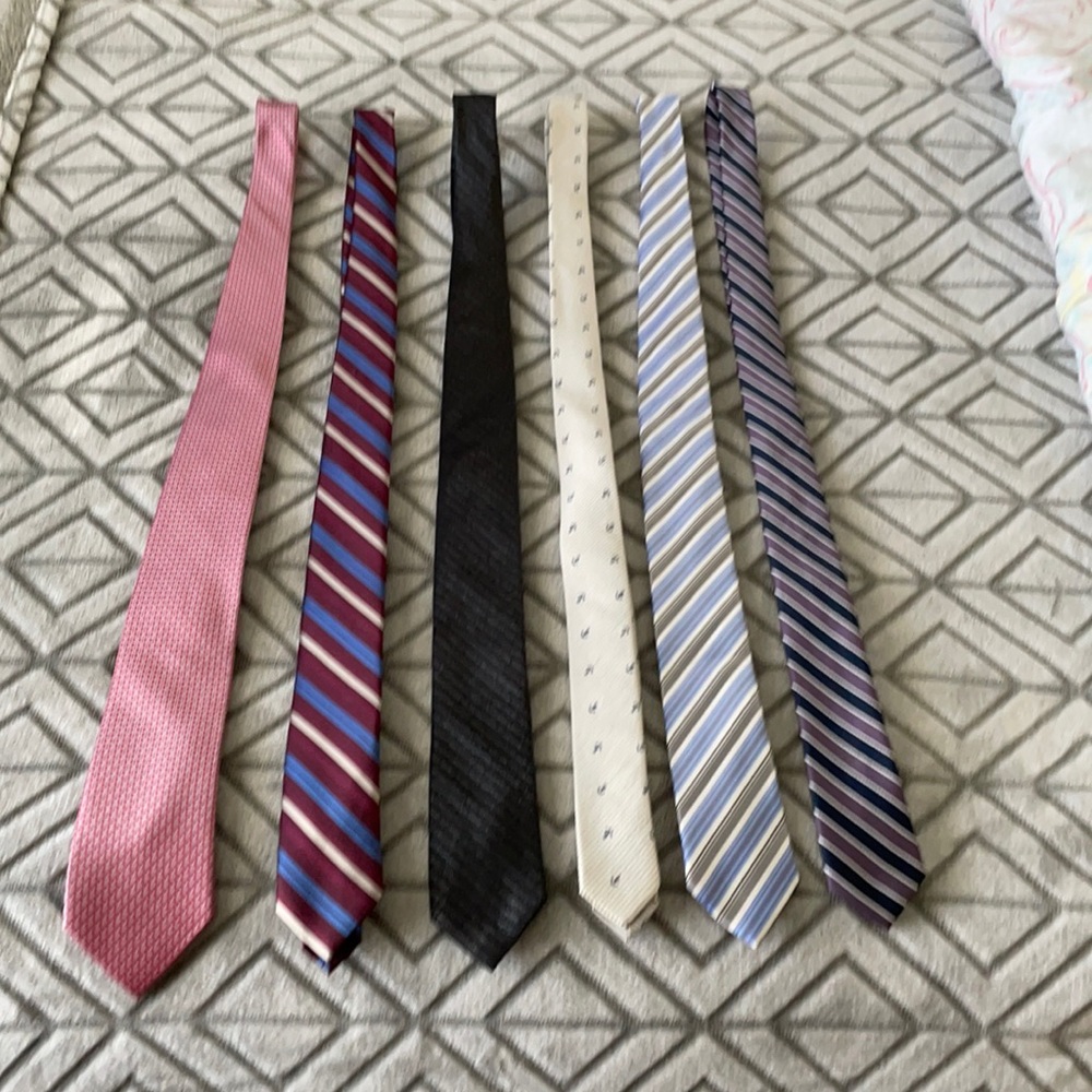 Colorful ties